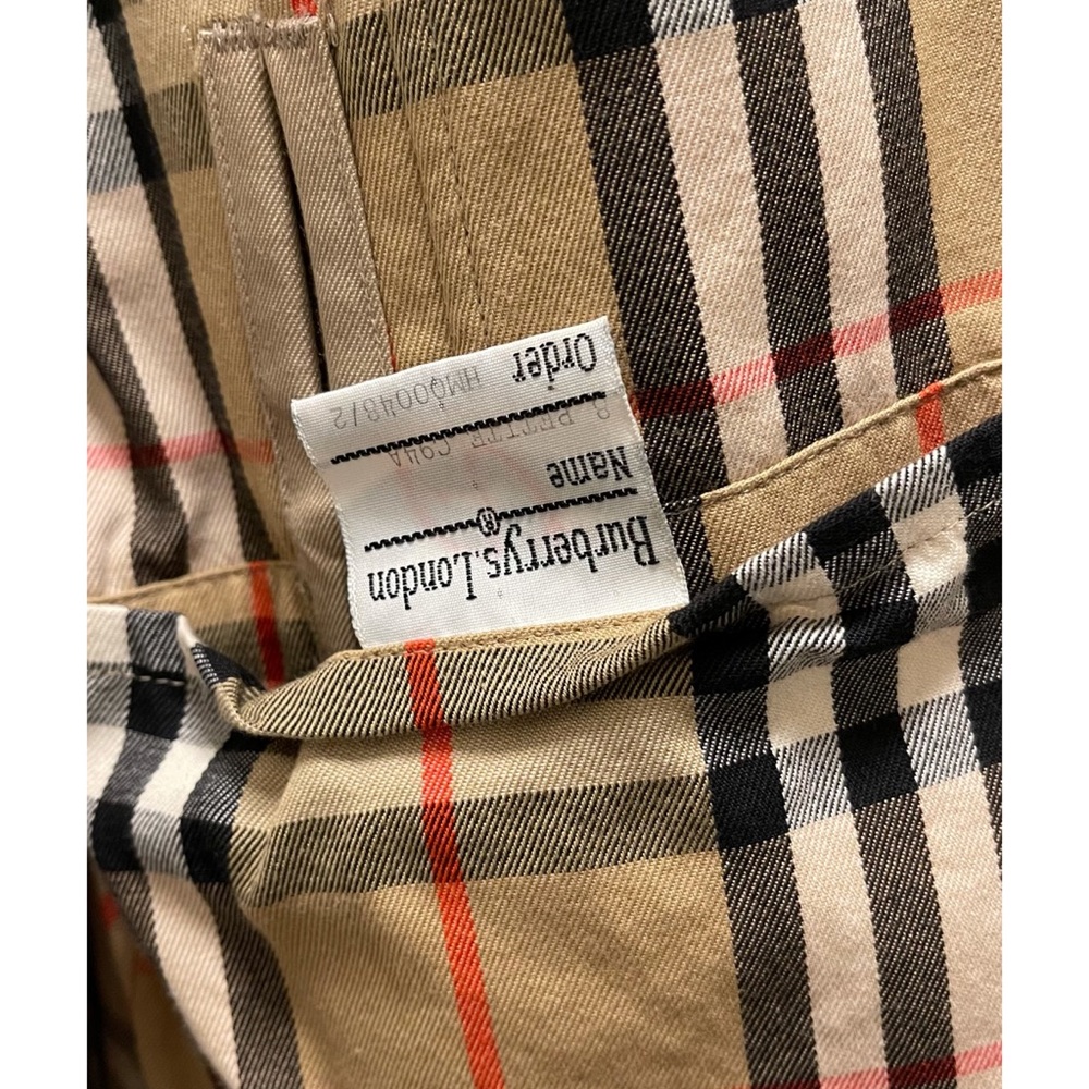 ❤️ 🎉 HP! Vintage Burberry Single Breasted Short Trench Coat with Sash - Picture 13 of 15